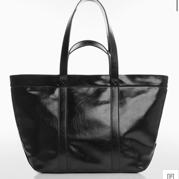 Mango shopper bag with DOUBLE HANDLE new - Picture 1 of 8